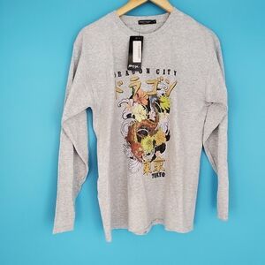 NEW Nasty Gal Long Sleeve Tee Size Small Dragon City